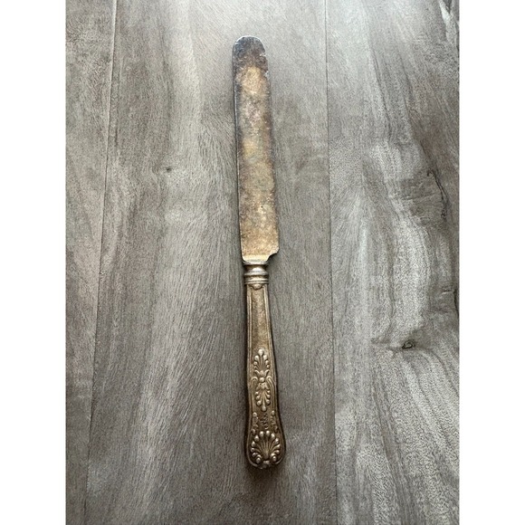 U.S. CAGS Other - Vintage U.S. CAGS Sterling Silver Pleated Handled Butter Spreader Knife